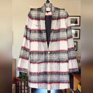 Joe's Jeans Plaid Wool Coat